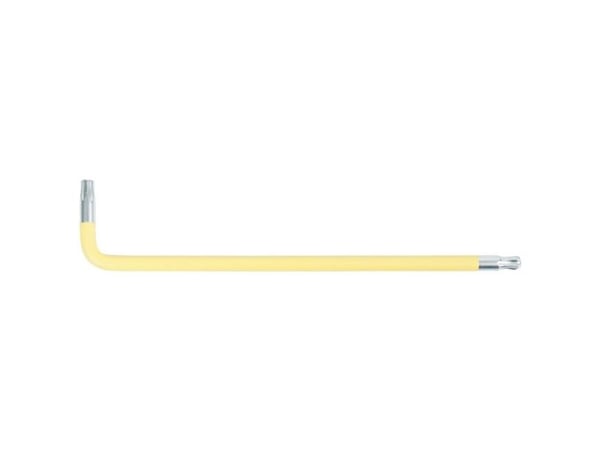 KS Tools 151.4276, L-torx-nøkkel, T30, Gult, Stål, 165 mm, 33 mm