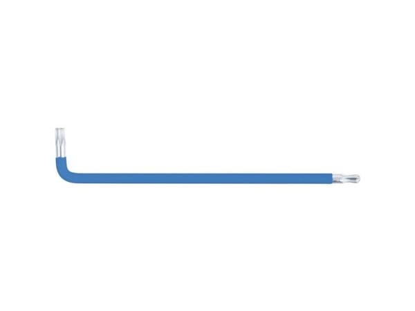 KS Tools 151.4273, L-torx-nøkkel, T20, Blå, Stål, 116 mm, 22 mm