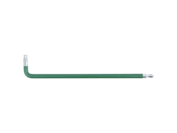 KS Tools 151.4274, L-torx-nøkkel, T25, Grønn, Stål, 120 mm, 24 mm