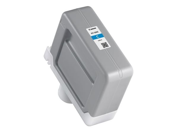 Canon PFI-1300 C - 330 ml - cyan - original - blekkbeholder - for imagePROGRAF PRO-2000, PRO-2100, PRO-4000, PRO-4100, PRO-6000, PRO-6100
