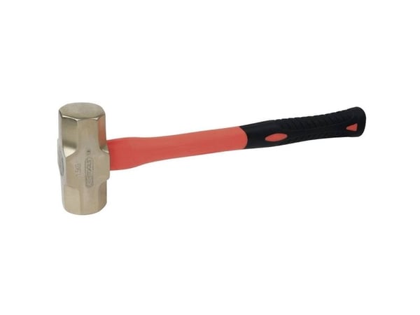 KS Tools 963.2088, Slägga, Aluminiumbrons, Glasfibrer, 40 cm, 3,1 kg, 2,5 kg
