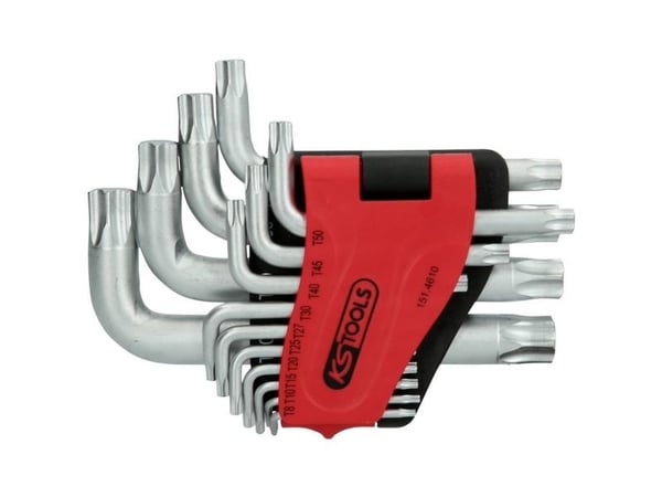 KS Tools 151.4610, Spoiler-torx, Metallisk, Stål, 1,26 kg, 14 stykker