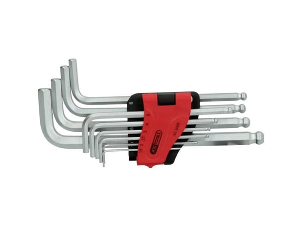 KS Tools 151.5000, 10 stykker, Kromvanadiumstål, DIN ISO 2936, 397 g