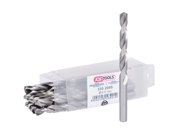 KS Tools 330.2085, Drill, Twist Betongbor, 8,5 mm, 117 mm, Metall, Plast, Tre, 7,5 cm