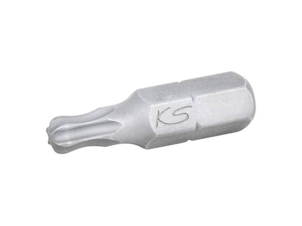 KS Tools 911.3395, Nikkeli, DIN 3126, ISO 1173 - C 6,3, 25 mm, 6 g, 25,4 / 4 mm (1 / 4"), Kahdeksankulmainen