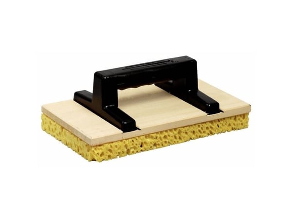 KS TOOLS treflottør, rektangulær med svamp, 180x330mm (144.0593)