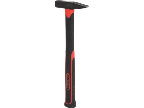 KS Tools 142.1311, Klinkehammer, Stål, Fiberglass, Svart, 26 cm, 180 g