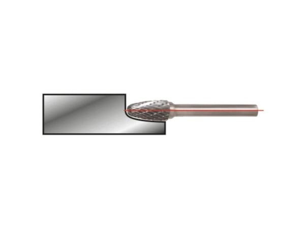 KS Tools 515.3265, Metall, Oval, Støpejern, Plast, 1 stykker, 1,2 cm, 6 mm