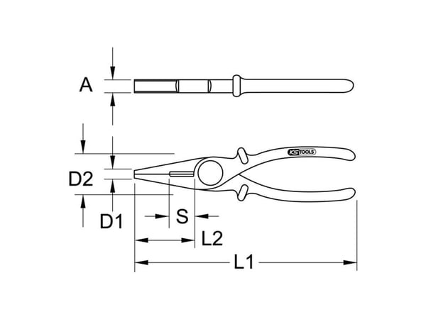 KS Tools 117.1765, 130 g, 350 mm, 250 mm, 130 mm, B00QU7UYW6