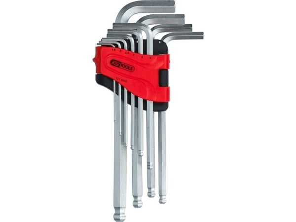 KS Tools 151.5000, 10 stykker, Kromvanadiumstål, DIN ISO 2936, 397 g