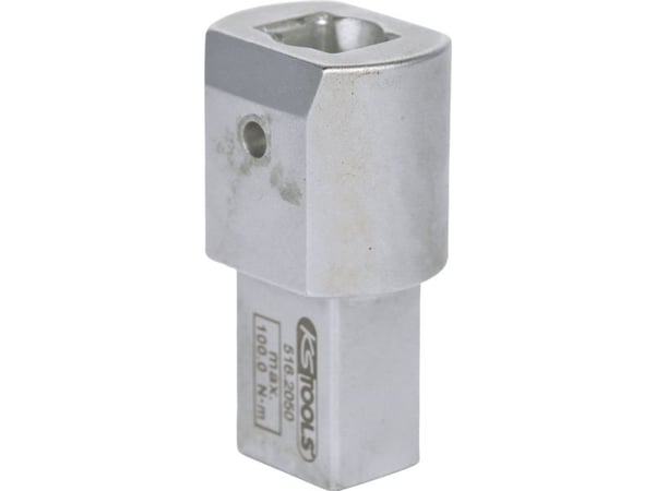 KS Tools 516.2050, Enkelt element, Adapter med öppen ände, Metall, Krom, 14,18 mm, 28 mm