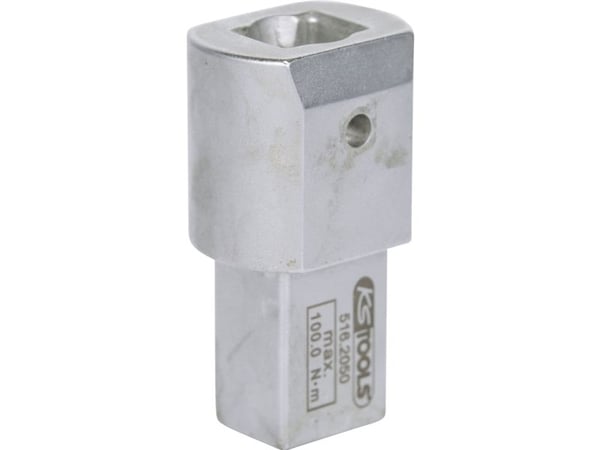 KS Tools 516.2050, Enkel enhet, Åpen endeadapter, Metall, Kromfarget, 14,18 mm, 28 mm