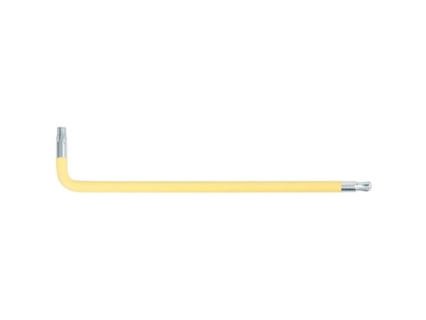 KS Tools 151.4276, L-torx-nøkkel, T30, Gult, Stål, 165 mm, 33 mm