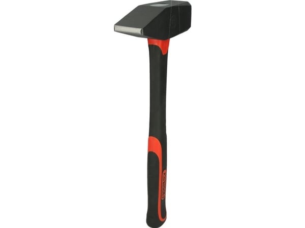 KS Tools 142.1405, Klinkehammer, Stål, Fiberglass, Svart, 40 cm, 2,1 kg