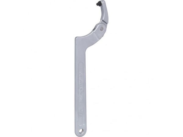 KS Tools 517.1314, Skiftnyckel, Krom, Kromvanadinstål, Vinkelböjd, 50,52,55,58,60,62,70,75,80,90,100,115,120 mm, 295 mm