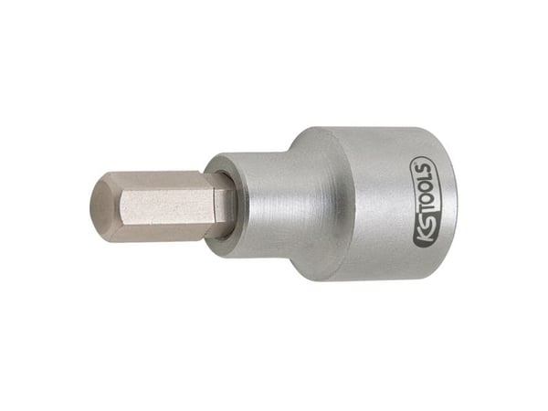 KS Tools 911.3928, Stikkontakt, 3/8", Metrisk, 1 hoder, Kromvanadiumstål, DIN 3120, ISO 1174