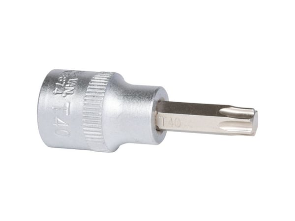KS Tools 911.3874, Stikkontakt, 3/8", Metrisk, 1 hoder, T40, Kromvanadiumstål