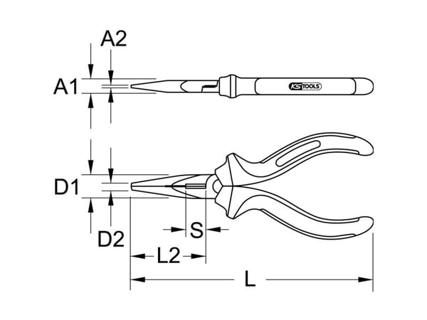 KS Tools 965.0610, Titan, 170 mm