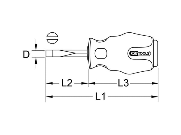 KS Tools 151.1131, 98 mm, 40 g