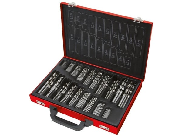 KS Tools 330.3640, Pora, Poranteräsetti, Oikeanpuoleinen kierto, Metalli, Muovi, Puu, 130°, Pikateräs (HSS-G)