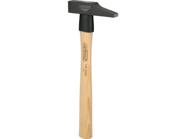 KS Tools 142.2020, Klohammer, Stål, Tre, Sort, Tre, 27 cm, 300 g