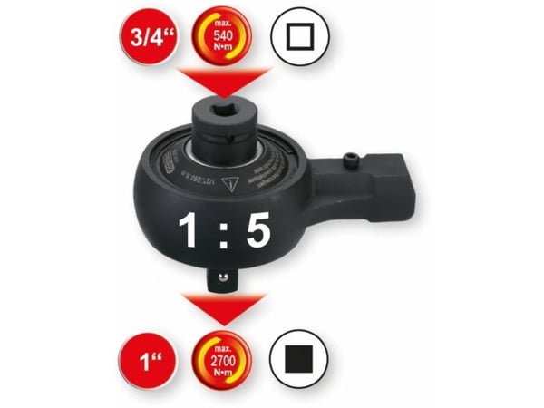 KS Tools 516.3705, Musta, 3/4", 4400 kpl, 39,5 cm, 110 mm