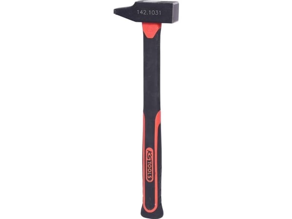 KS Tools 142.1031, Nithammare, Stål, Glasfibrer, Svart, Röd, 29 cm, 415 g