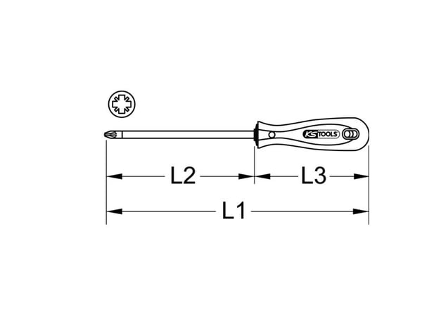 KS Tools 153.1040, 180 mm