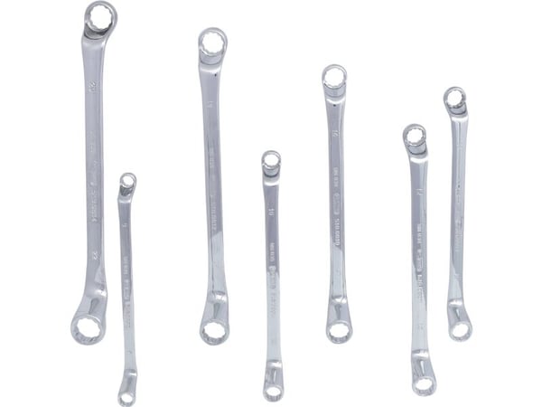 KS Tools 518.0847, Kromvanadiumstål, Sølv, 8x9,10x11,12x13,14x15,16x17,18x19,20x22, 1,03 kg, 7 stykker