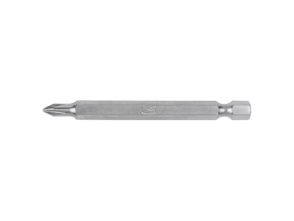 KS Tools 911.7731, 5 kpl, Phillips, PH 2, Terästä, DIN 3126, ISO 1173 - E 6,3, 75 mm