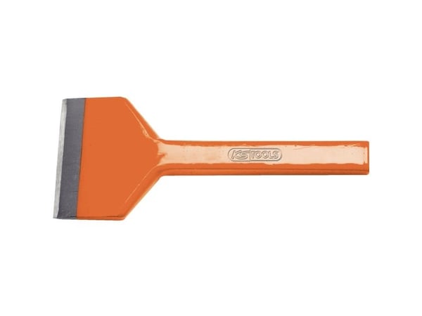KS Tools 162.0432, Spademeisel, Flat meisel, Kull stål, Oransje, 200 mm, 80 mm