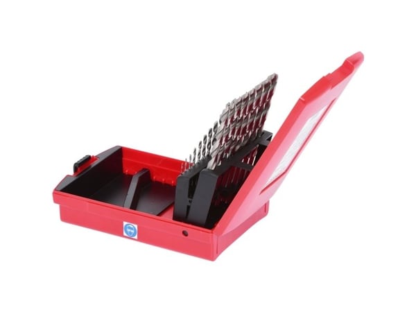 KS Tools 330.2620, Pora, Poranteräsetti, Oikeanpuoleinen kierto, Metalli, Muovi, Puu, 118°, Pikateräs (HSS-G)
