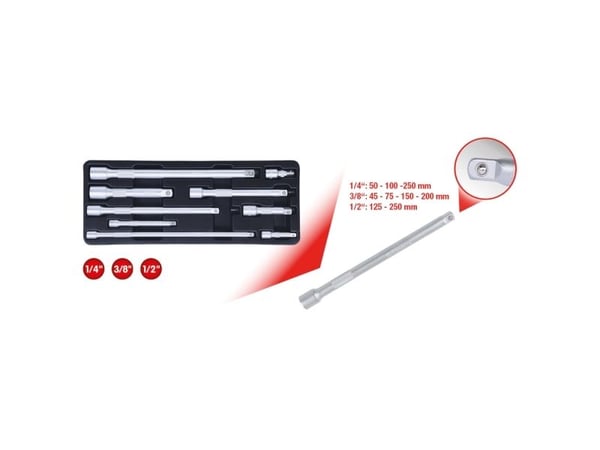 KS Tools 911.0007, Enkel enhet, Forlengelsesstang, Kromvanadiumstål, 1,22 kg, 1 stykker