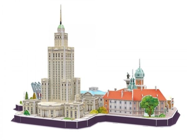 CubicFun 3D-puslespill Warszawa Cubic Fun 306-20271 (126 deler)