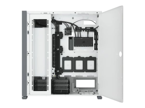 Corsair iCUE 7000X RGB, Full Tower, PC, Valkoinen, ATX, Pelaaminen, Multi