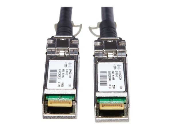 Cisco SFP+ Copper Twinax Cable - Direktekoblingskabel - SFP+ til SFP+ - toakset - SFF-8436/IEEE 802.3ae - for 250 Series; Catalyst 2960, 2960G, 296...