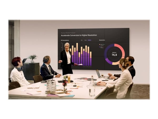 Samsung VM55B-E - 54.6" Diagonalklasse VMB-E Series LED-bakgrunnsbelyst LCD-skjerm - intelligent skilting - 1080p 1920 x 1080