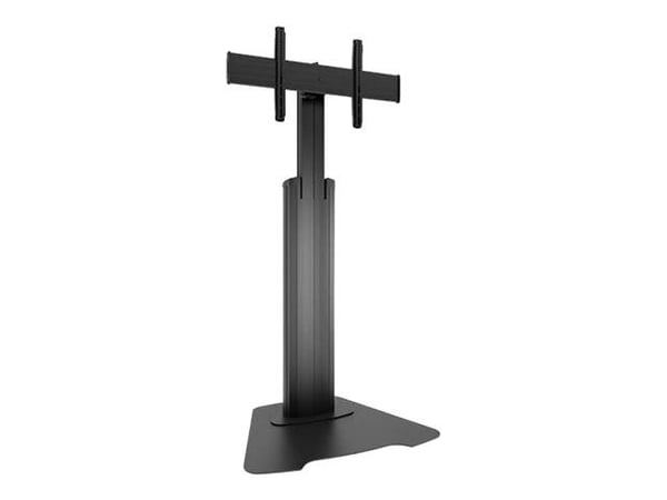Chief Fusion Large Height-Adjustable Floor Stand Display Mount - For Displays 42-86" - Black - Stativ - for flatpanel - svart - skjermstørrelse: 40...