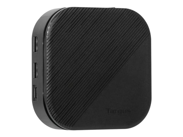 Targus USB-C Universal Dual HD Docking Station with 80W PD Pass-Thru - Dokkingstasjon - USB-C 3.2 Gen 2 - 2 x HDMI - 1GbE - TAA-samsvar