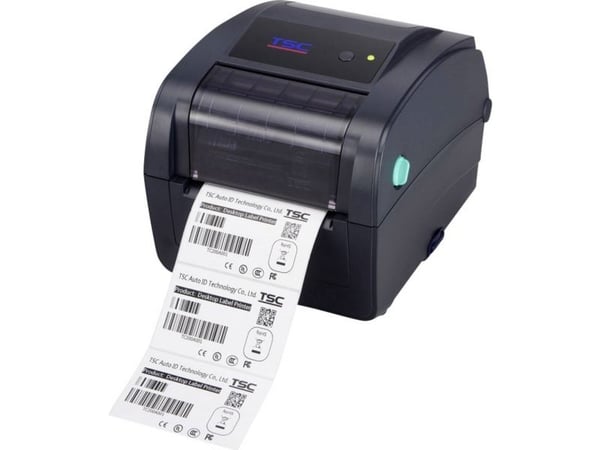 TSC TC210, Direkte Termisk & Termisk overføring, 203 x 203 DPI, 152 mm/sek, Koblet med ledninger (ikke trådløs), Sort