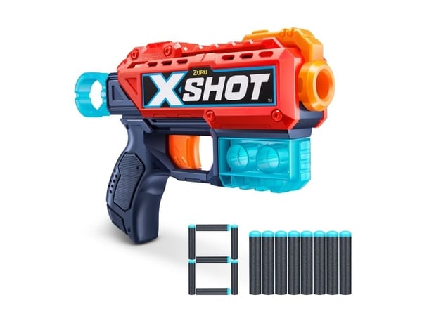 X-Shot Excel Kickback Foam Dart Blaster (8 Darts)