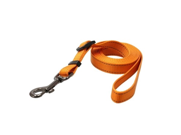 Dogman Nylonkoppel Iris Ställbart Orange
