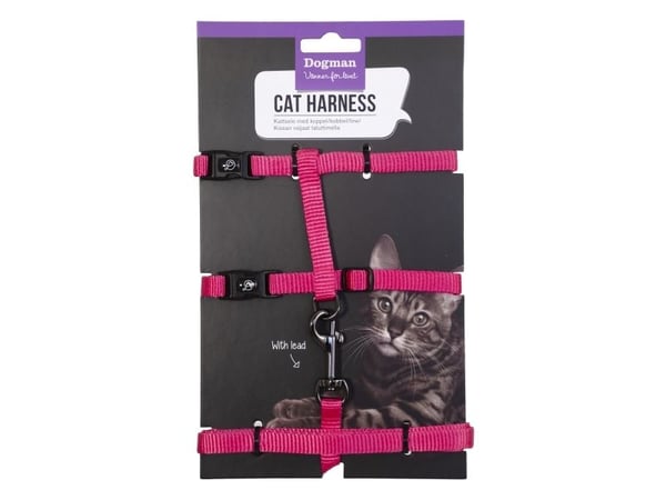 Dogman Kattsele-set Findus Rosa