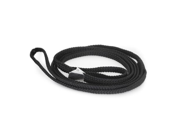 Dogman Utställningskoppel Fina Platt Svart 120cm