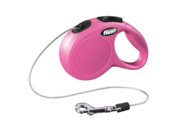 flexi New Classic snor XS, 3M, 8KG, pink