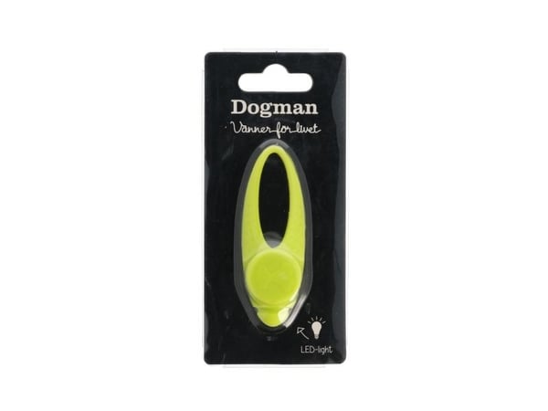 Dogman Blinklampa Basic Led Gul 8cm