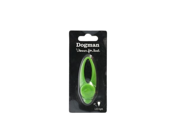 Dogman Blinklampa Basic Led Grön 8cm