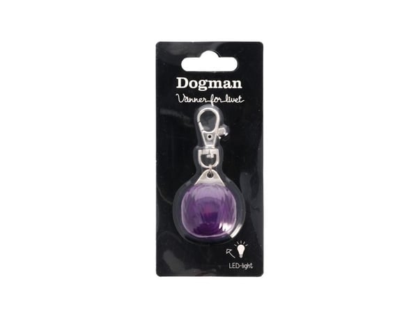 Dogman Blinklampa Burger Led Lila 3cm