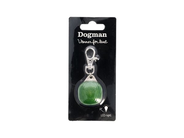 Dogman Blinklampa Burger Led Grön 3cm