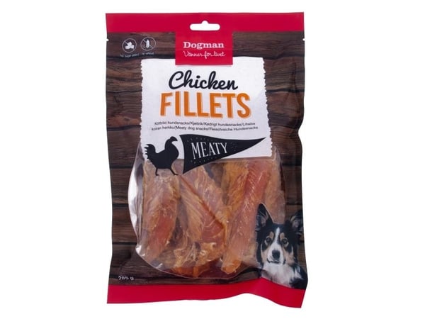 Dogman Meaty Kycklingfilé Hundgodis 285g